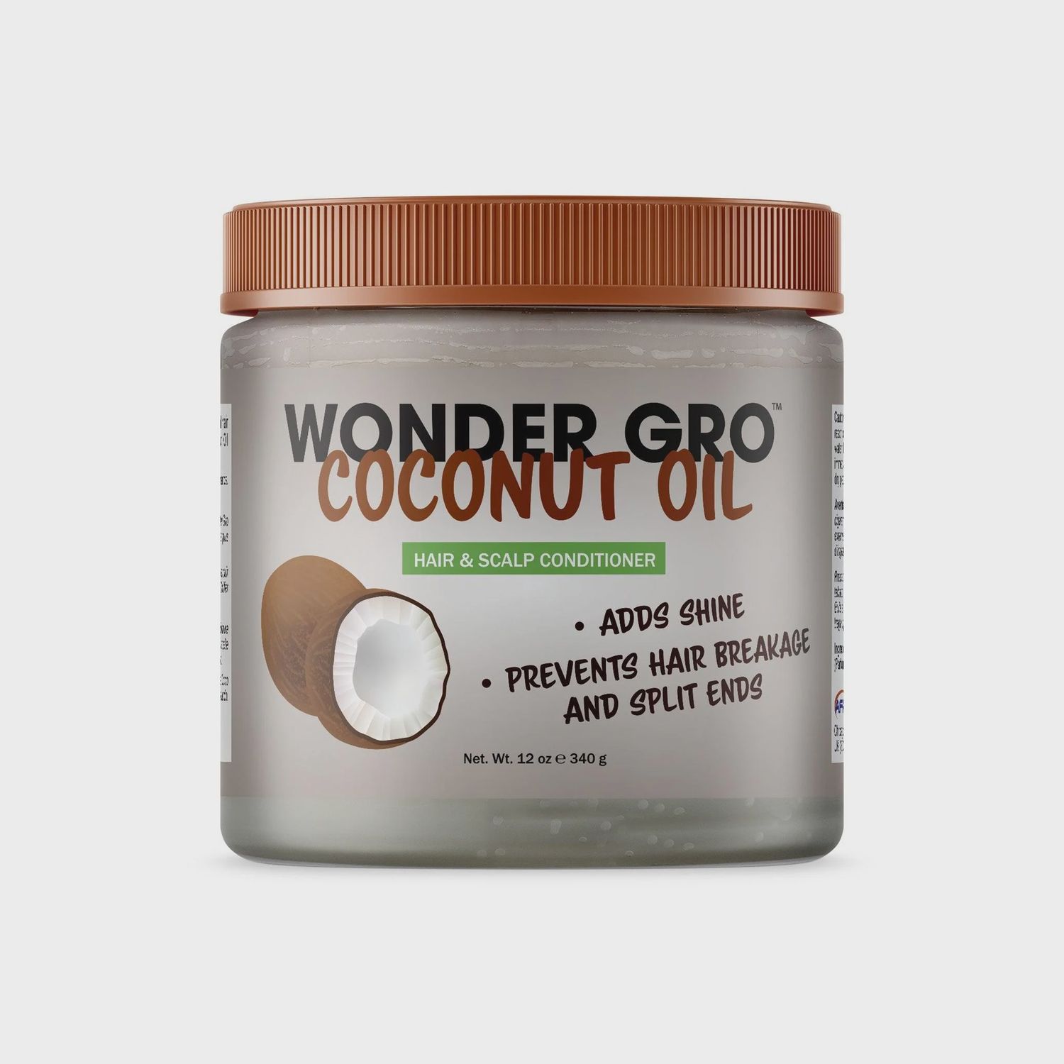 Wonder Gro Coconut Oil Condition, Size: 12oz