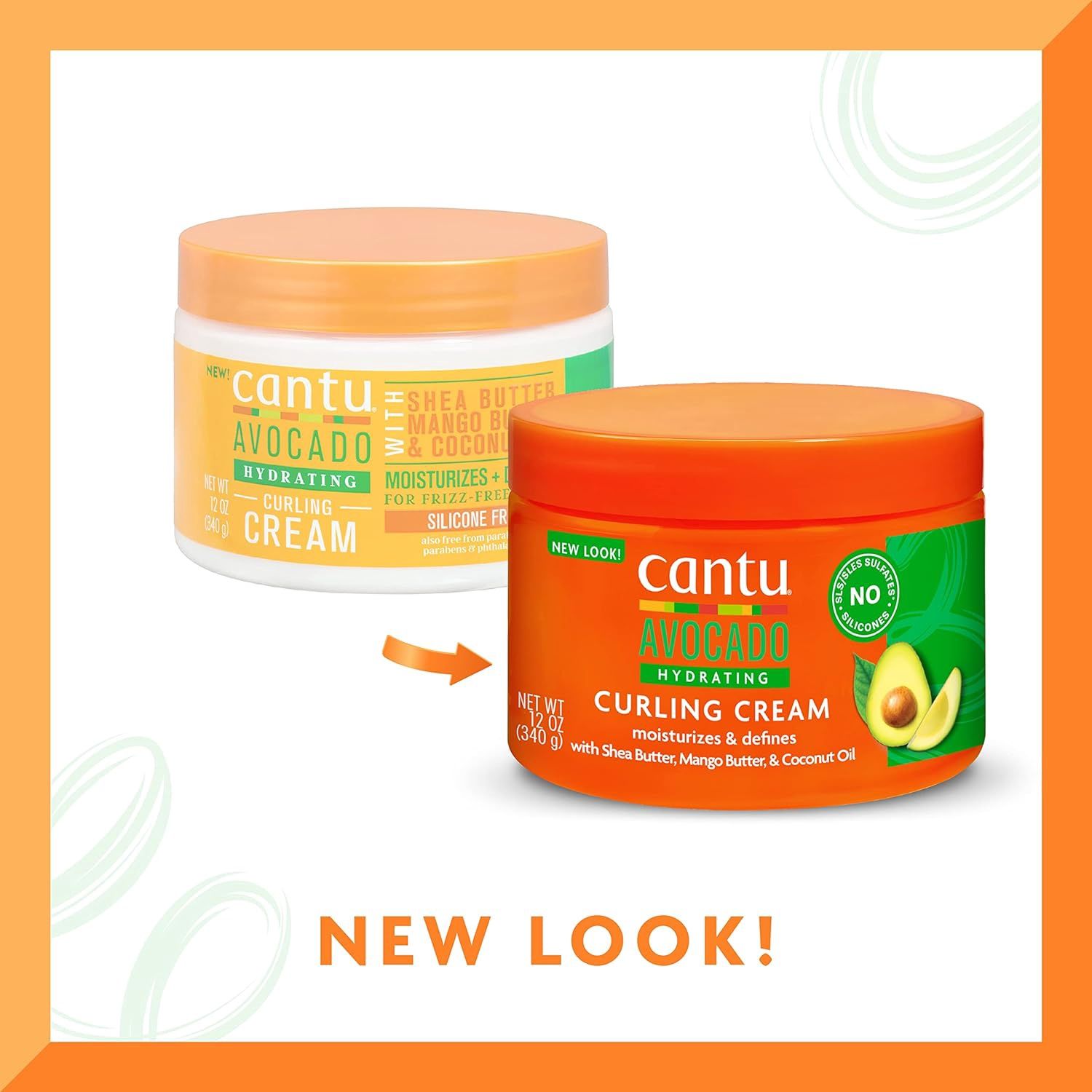 Cantu Avocado Hydrating Curling Cream cantu avocado curling cream