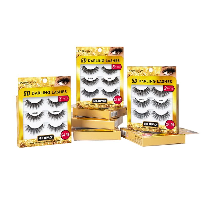 5D darling lashes Multi Pack