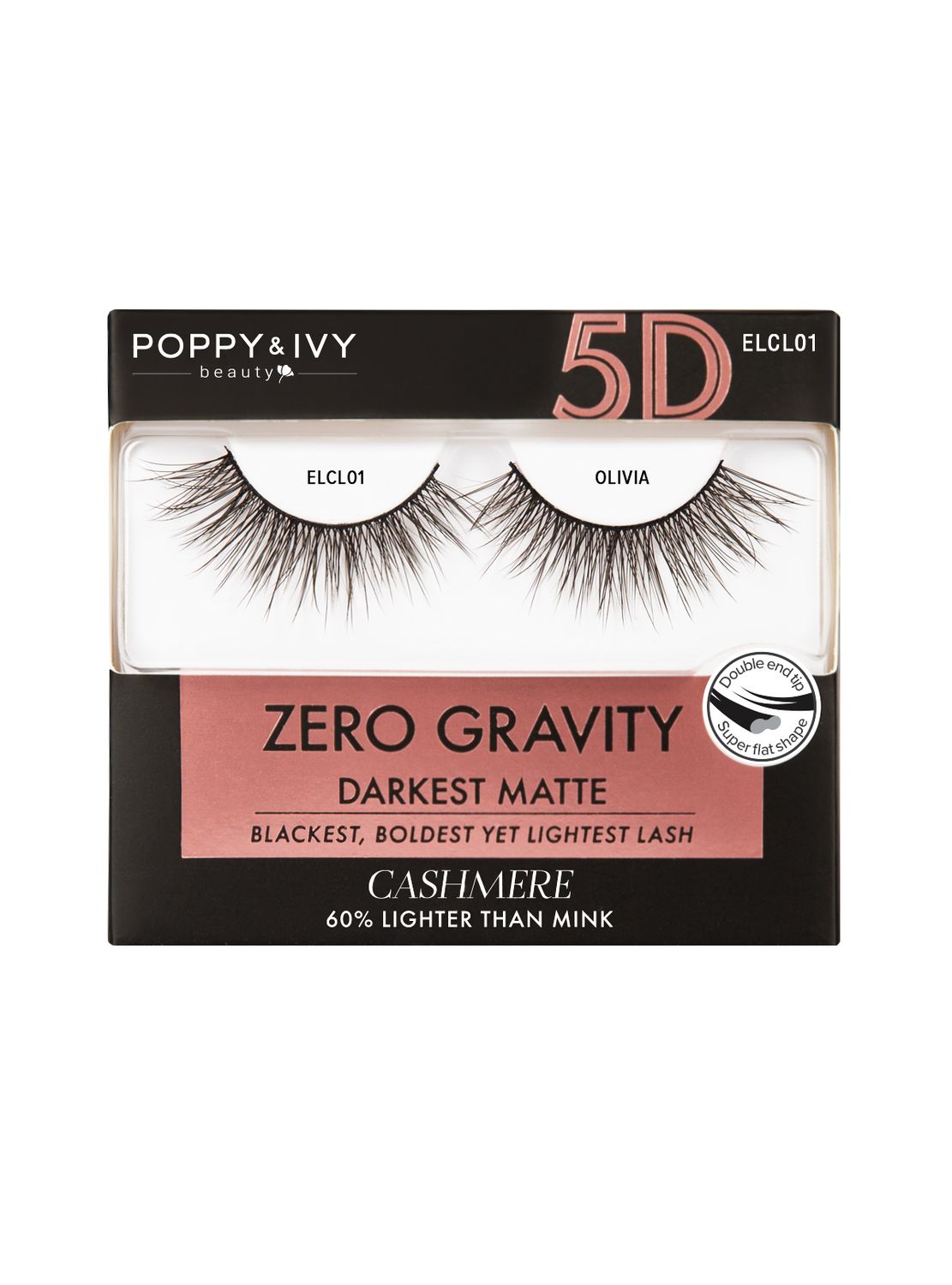 Poppy &amp; Ivy Zero Gravity Cashmere 5D eyelashes, Style: Olivia