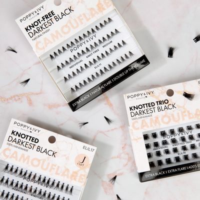Poppy &amp; Ivy Camouflare Knotted Individual Lashes