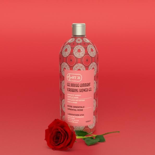 HT26 Paris Oriental Rose Scrubbing Shower Gel