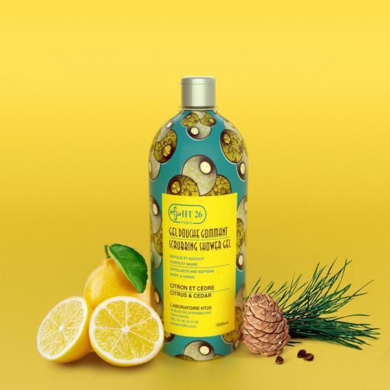 HT26 Paris Lemon Cedar Scrubbing Shower Gel