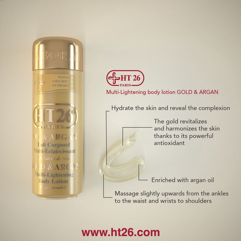 HT26 Paris Gold and Argan Body Lotion