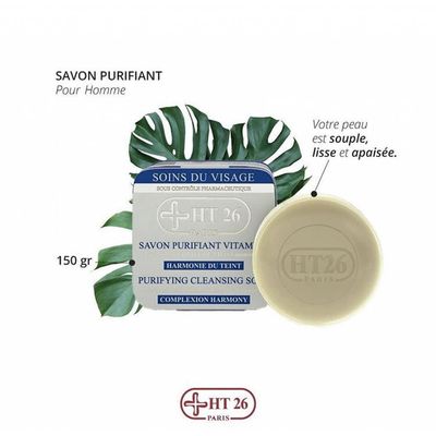 HT26 Paris Men Purifying vitamined soap Bar