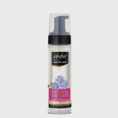 Sofn'free curling Mousse With Flaxseed Oil and Rosewater