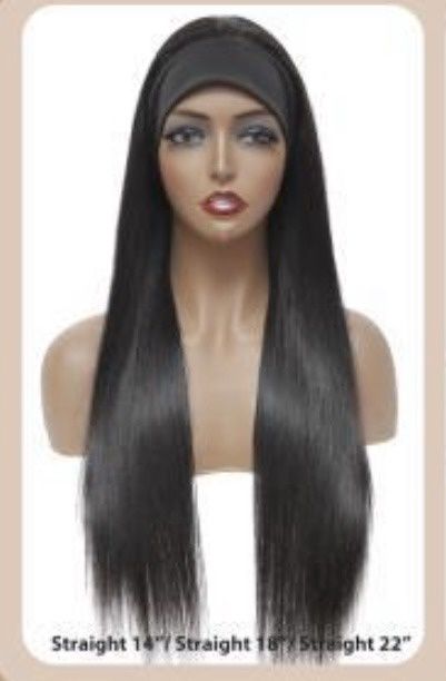 Headband Wig Straight 22&quot; Natural