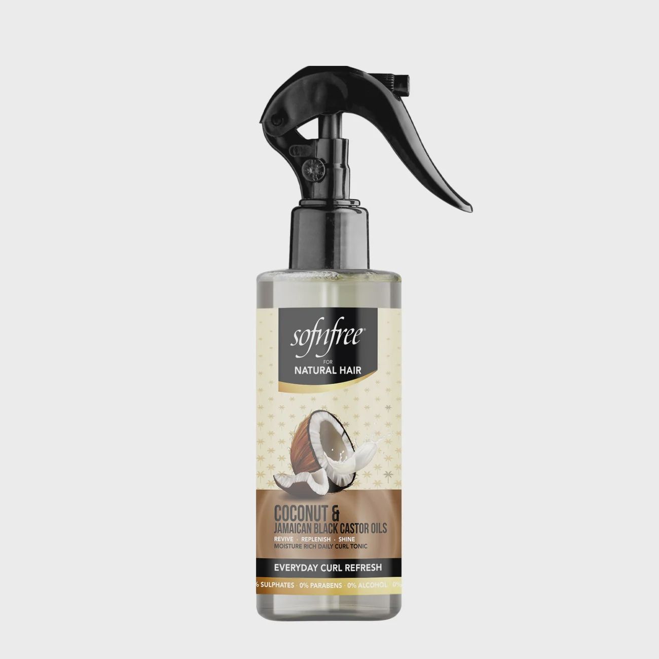 Sofn&#39;free Coconut &amp; Jamaican Black Castor oil Curl Refresher