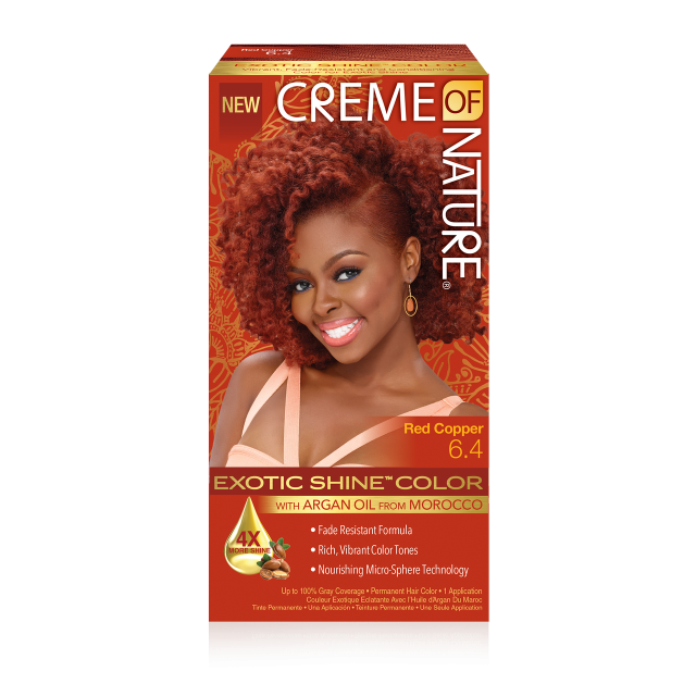 Creme of Nature Exotic Shine Hair Colour with Argan Oil - Red Copper 6.4