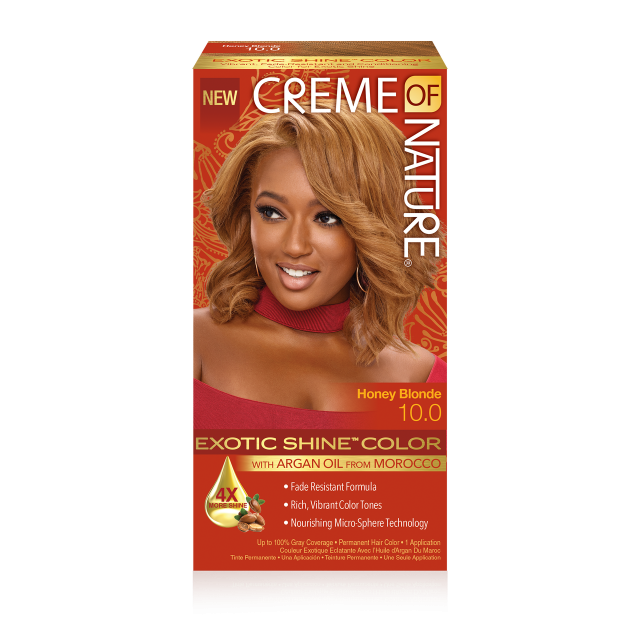 Creme of Nature Exotic Shine Hair Colour with Argan Oil - Honey Blonde10.0