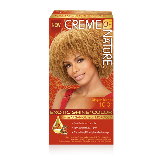 Creme of Nature Exotic Shine Hair Colour with Argan Oil - Ginger blonde 10.01