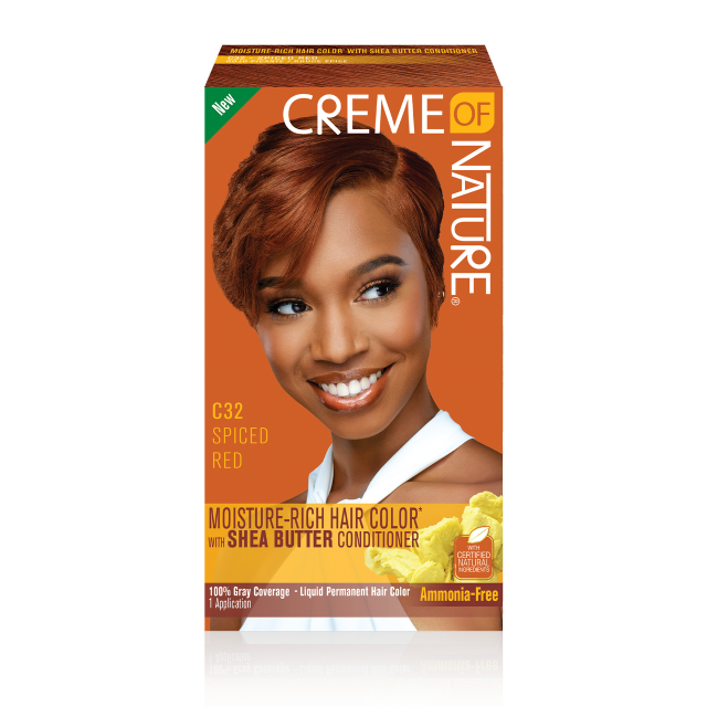 Creme of Nature Moisture-Rich Hair Colour with Shea Butter Conditioner - Spiced Red C32