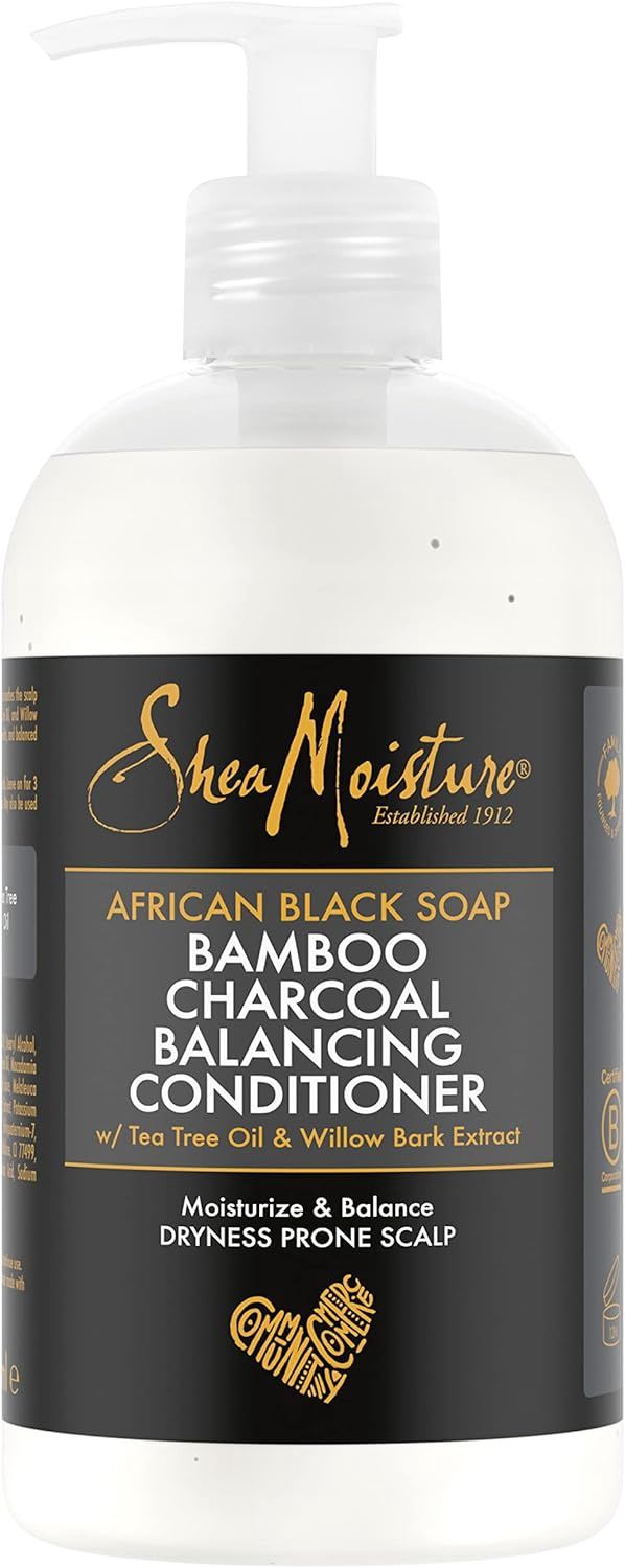 Shea Moisture African Black Soap Bamboo Charcoal Balancing Conditioner