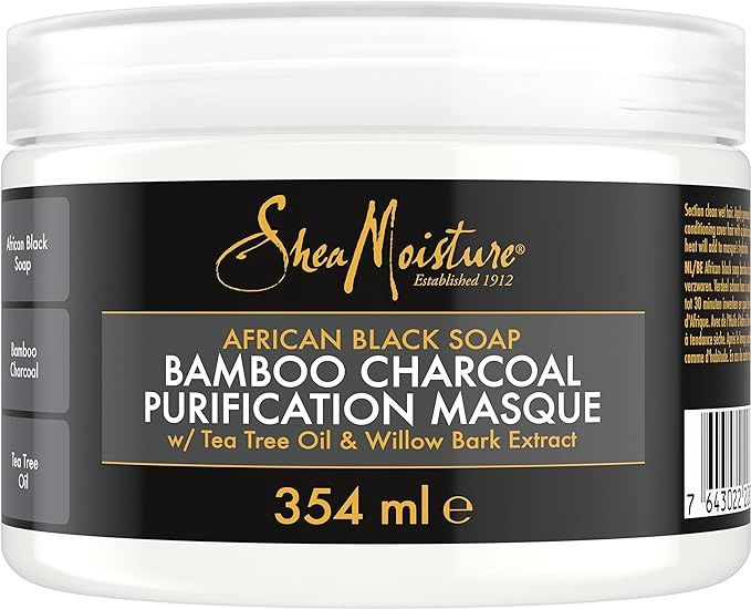 Shea Moisture African Black Soap Bamboo Charcoal Purification Masque