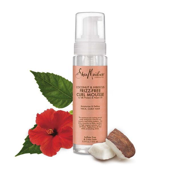 Shea Moisture Coconut &amp; Hibiscus Frizz-Free Curl Mousse