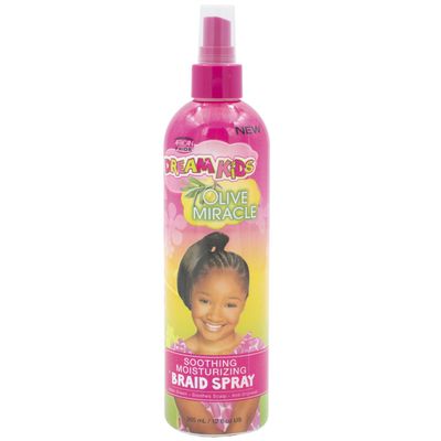African Pride Dream Kids Soothing Moisturizing Braid Spray, 12FL OZ
