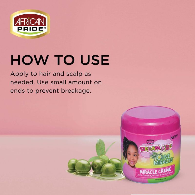 African Pride Dream Kids Miracle Creme, 6OZ