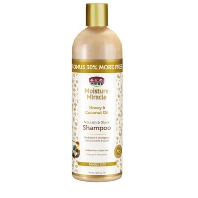 African Pride Moisture Miracle Honey &amp; Coconut Oil Shampoo
