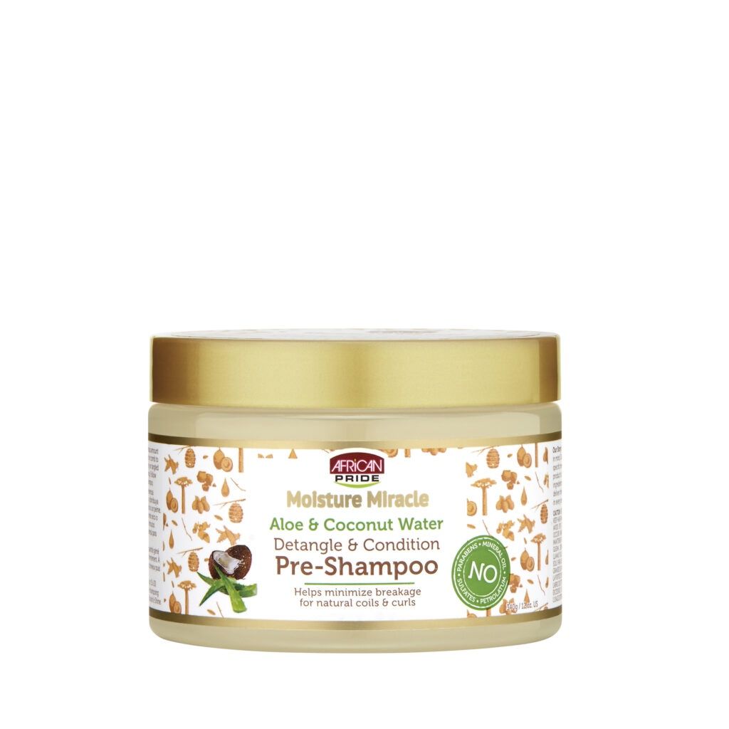 Moisture Miracle Aloe &amp; Coconut Water Pre-Shampoo 12OZ