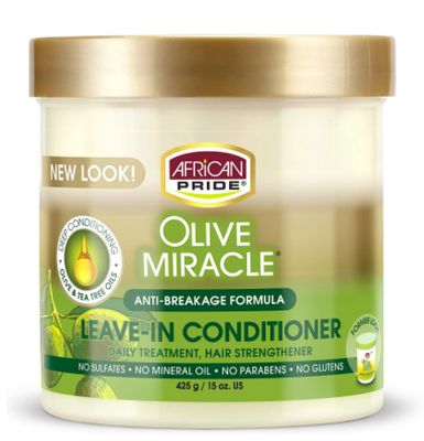 African Pride  Olive Miracle Hair &amp; Scalp Leave-in Conditioner