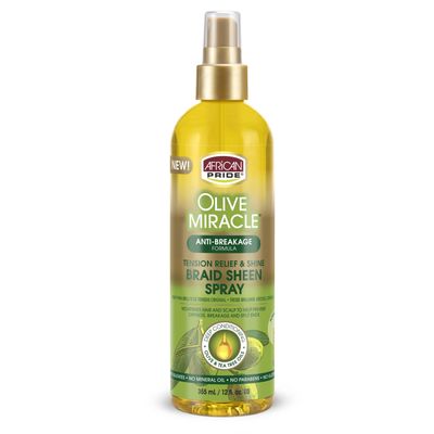 Olive Miracle Braid Sheen Spray, 12FL OZ