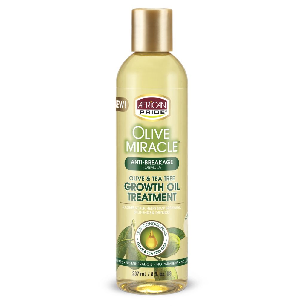 African Pride Olive Miracle Growth Oil Treatment, 8FL OZ