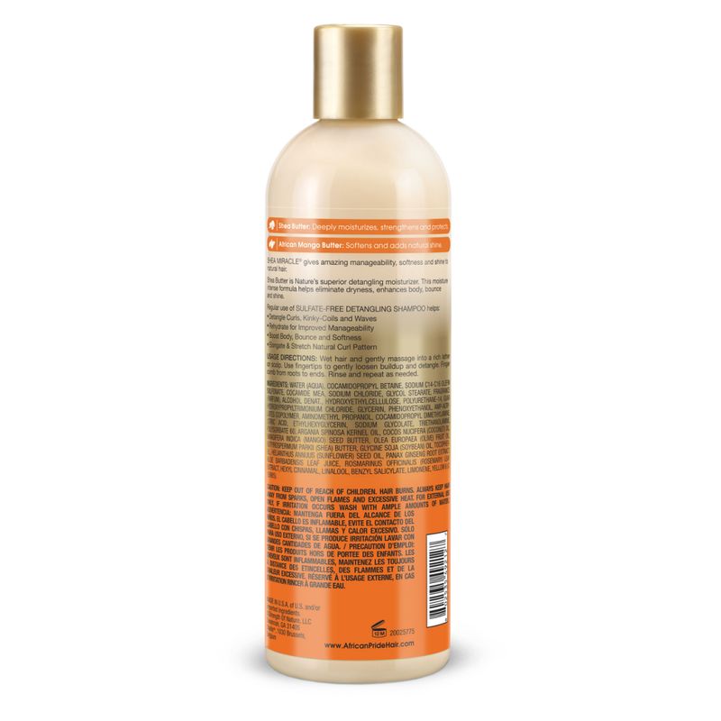 African Pride Shea Miracle Detangling Shampoo