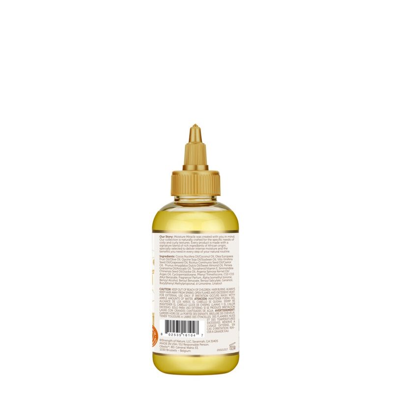 African Pride Moisture Miracle Castor, Grapeseed, Argan, Coconut and Olive 5 Essential Oils