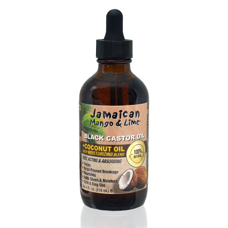 Jamaican Mango &amp; Lime Coconut Oil with black castor oil