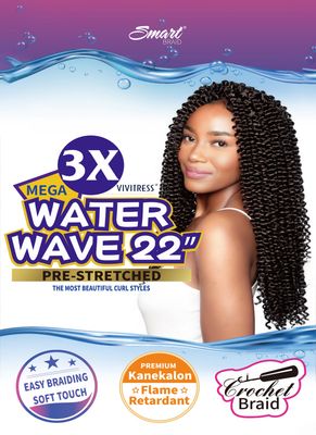 VIVITRESS MEGA PACK 3X WATER WAVE 22″
