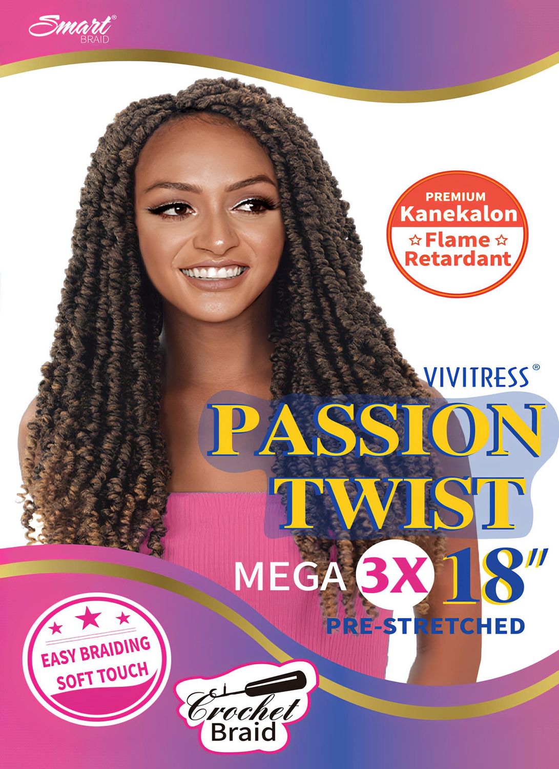 VIVITRESS MEGA PACK 3X PASSION TWIST 18″