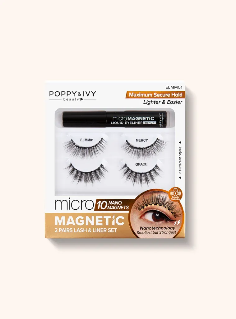 Micro Magnetic Eyelash &amp; Liner set, Variants: ELMM01