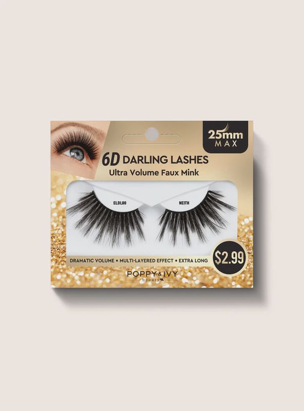 6D Darling lashes  25MM