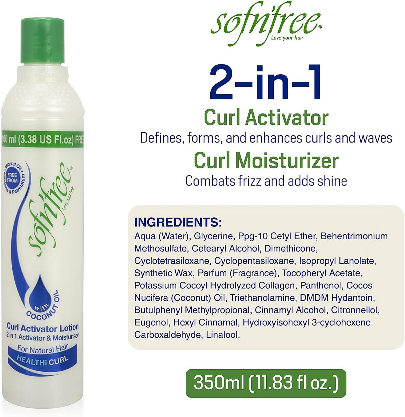 Sof n Free Curl Activator 350ml