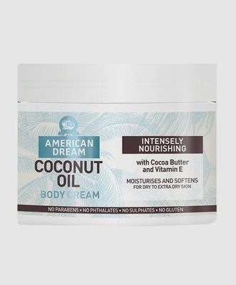 American Dream Coconut Oil Body Cream with Cocoa Butter &amp; Vitamin E 500ml