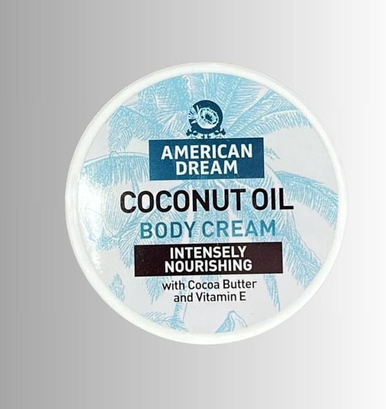 American Dream Coconut Oil Body Cream with Cocoa Butter &amp; Vitamin E 500ml