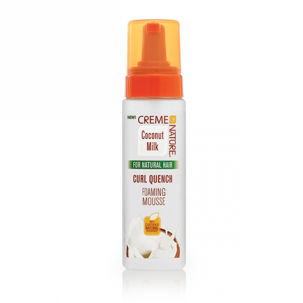 Creme Of Nature Coconut Milk Curl Quench Foaming Mousse 7 Oz