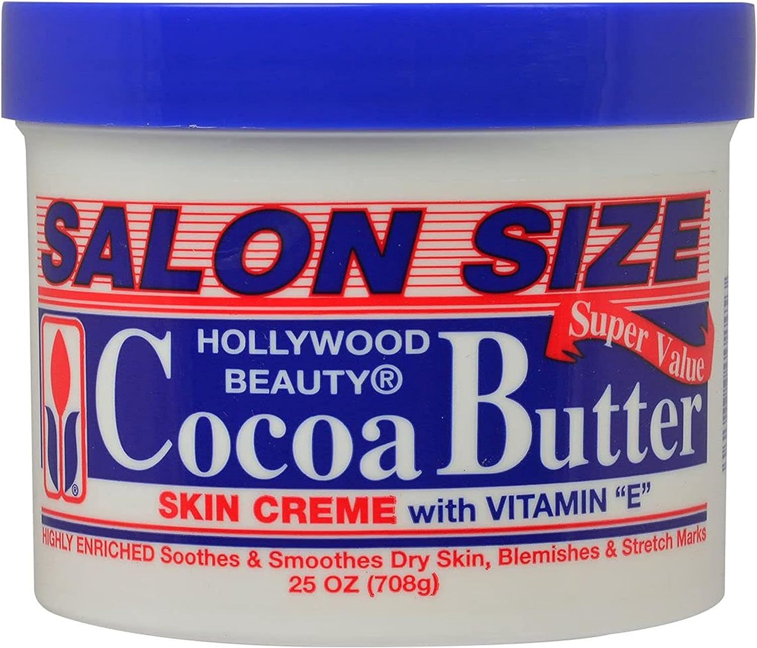 Hollywood Beauty Cocoa Butter Skin Crème Salon Size 708 g/25 oz