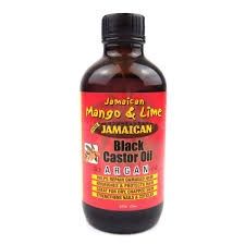 Jamaican Mango &amp; Lime Black Castor Oil with Argan oil