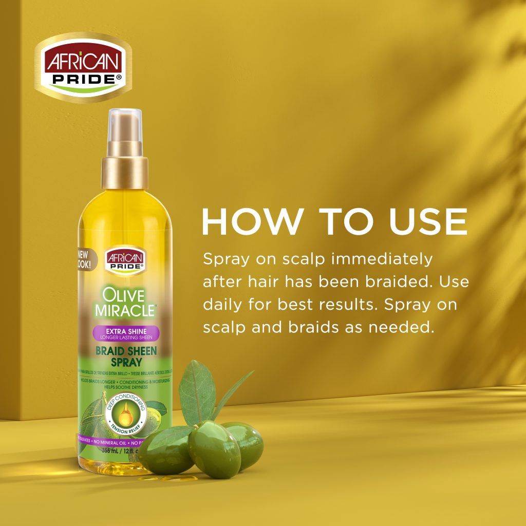Olive Miracle Braid Sheen Spray Extra