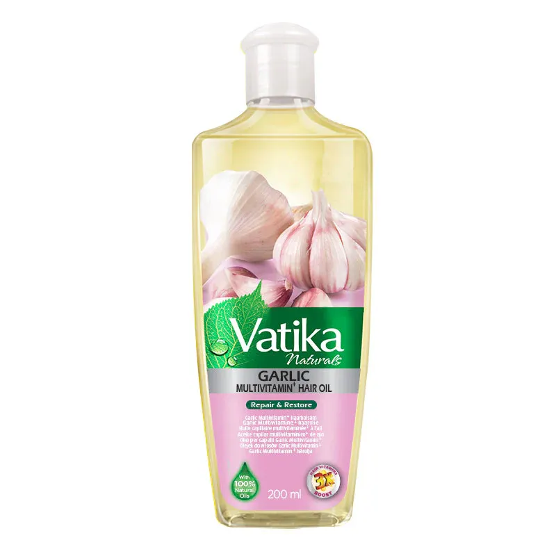 Dabur Vatika Hair Oil 200 ml, colour: Garlic