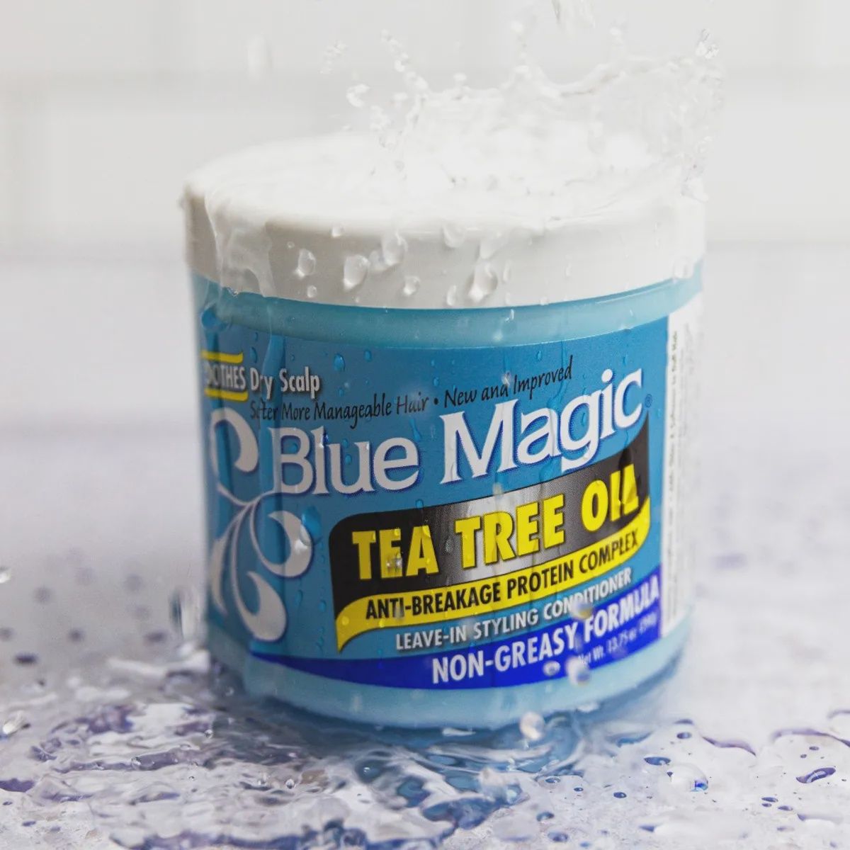 Blue Magic Tea Tree Oil Leave-In Styling Conditioner 12oz