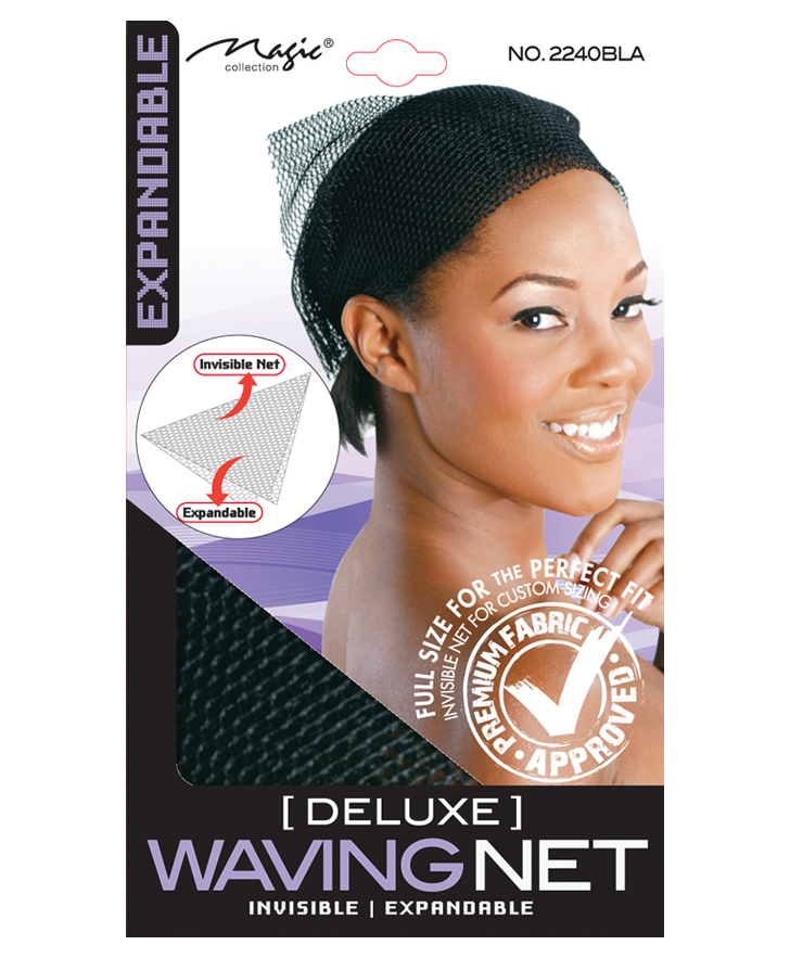 Magic Delux Weaving Net Cap - Black