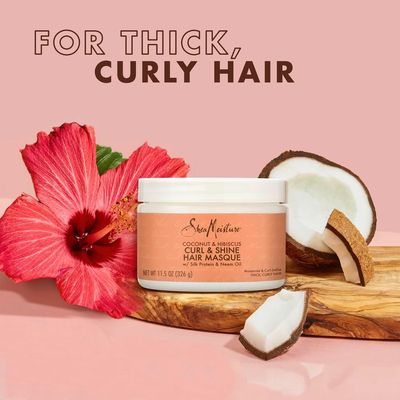 Shea Moisture Coconut &amp; Hibiscus Curl &amp; Shine Hair Masque