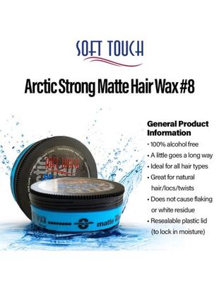 Soft Touch Arctic Strong Matte 8 Hair Wax