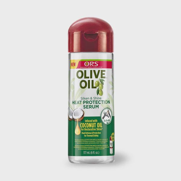 ORS Olive Oil Heat Protection Hair Serum infused with Coconut Oil