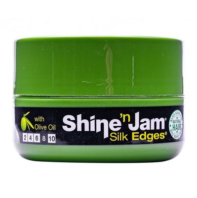 Ampro Shine &#39;N Jam Hair Conditioning Gel, Silk Edges, 2 Ounce