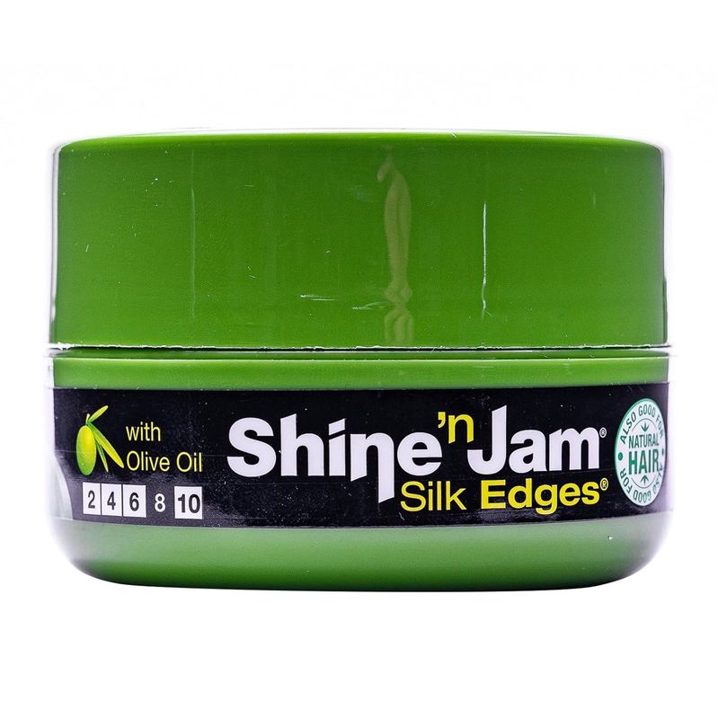 Ampro Shine &#39;N Jam Hair Conditioning Gel, Silk Edges, 2 Ounce