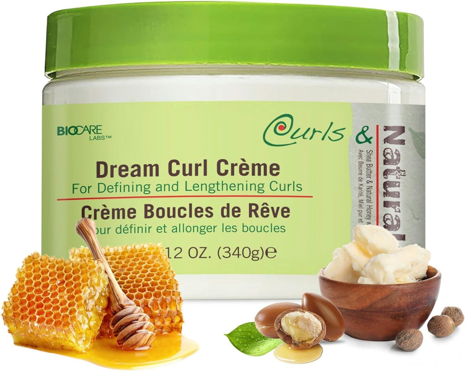 Biocare Curls &amp; Nat Curl Creme 340 gr-12Oz