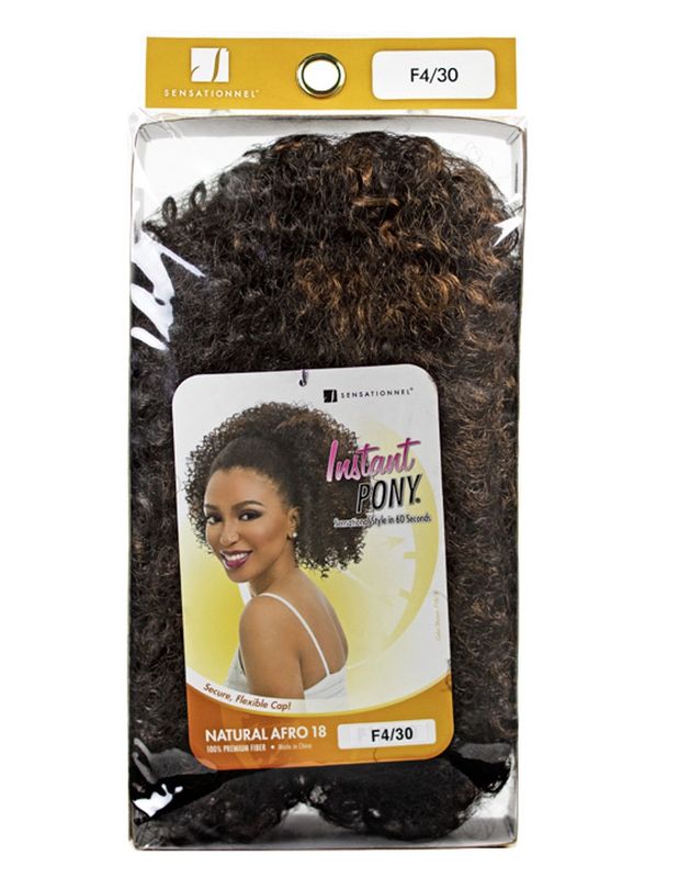 Sensationnel Instant Pony - Natural Afro 18"